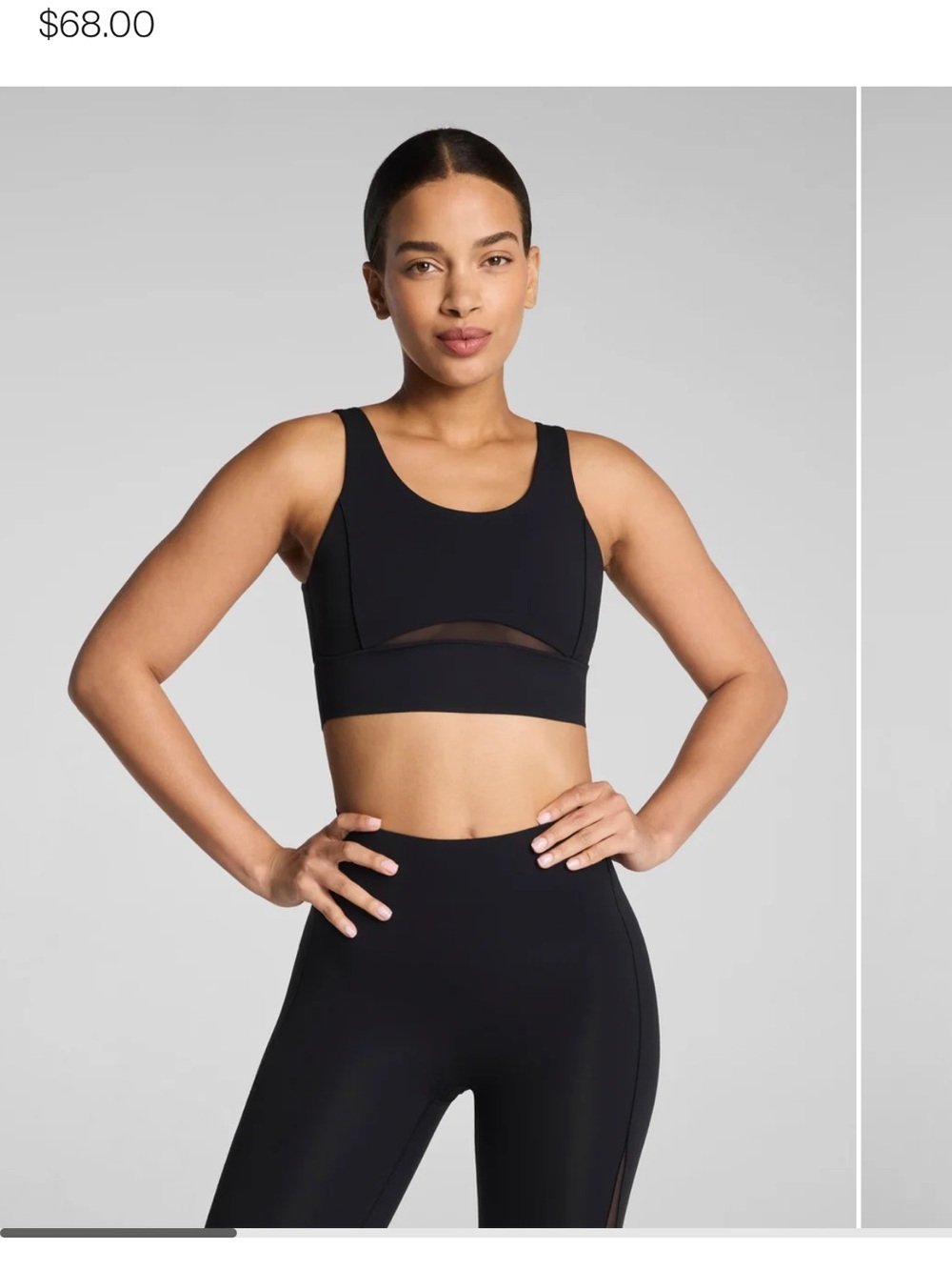 Spanx BodyLine Sheerious Longline Sports Bra